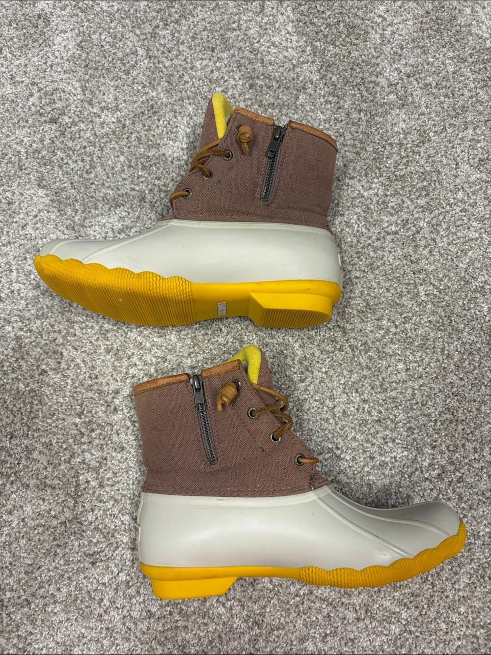 Sperry saltwater pop-outsole women duck boots size 7